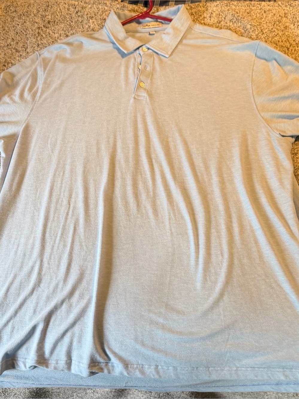 Peter Millar Pale Blue Men's Polo #golf #preppy